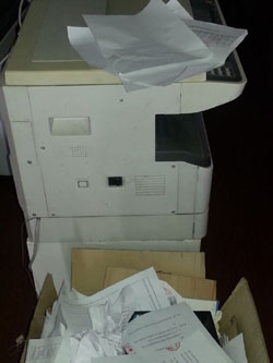 復(fù)印機刷卡打印案例